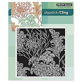 Penny Black Cling Rubber Stamp 5 x 5.5-inch Sheet-Heathers