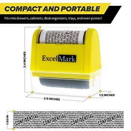 ExcelMark - Sello de robo de identidad rodante (grande)