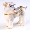 PIEARTH 384-1 Miniature Schnauzer Jewelry Box, Zinc