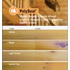 PolySeal Water Based Polyurethane Acrylic Interior Wood Varnish-1 Gallon-Maple Satin