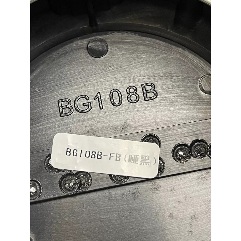 Raceline Matte Black Push Thru Wheel Center Cap BG108B-FB BG108B