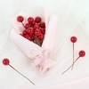 300 Pcs Christmas Holly Berries Red Gold and Silver Artificial
