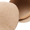 TAICHEUT 50 PCS Brown Paper Mache Easter Eggs, 3 Inch