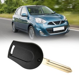 eMagTech 2x 2-Button Remote Key Fob Case Shell with Uncut Blade Compatible with Nissan Micra K13 Juke 2010–2014