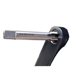 Bike Pedal thread repair kit, Right Hand and Left Hand Thread Tap Set, 9/16 x 20 TPI Crank Saver, Bike Crank Repair Tool