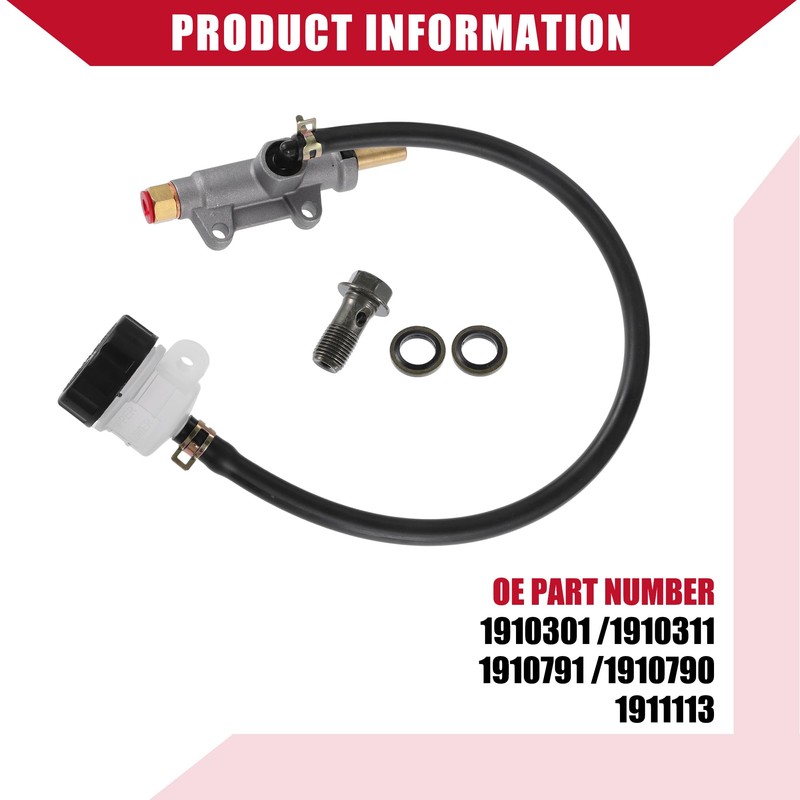 X AUTOHAUX Brake Master Cylinder for Polaris ATV Diesel 455