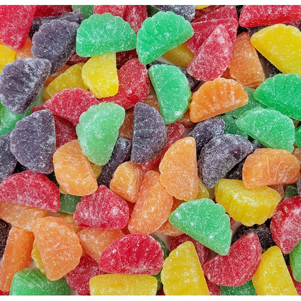 The Nutty Fruit House Fruit Slice Jelly Wedge Gummy Candies (Assorted Wedge, 5 Pound (Pack of 1))
