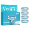 Gillette Venus Smooth Ladies Razor Blades - 4 Replacement Blades