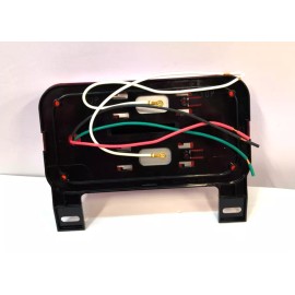 Bargman 30-92-109 Tail Light W/Backup, License Bracket & Black Base - #92 Series