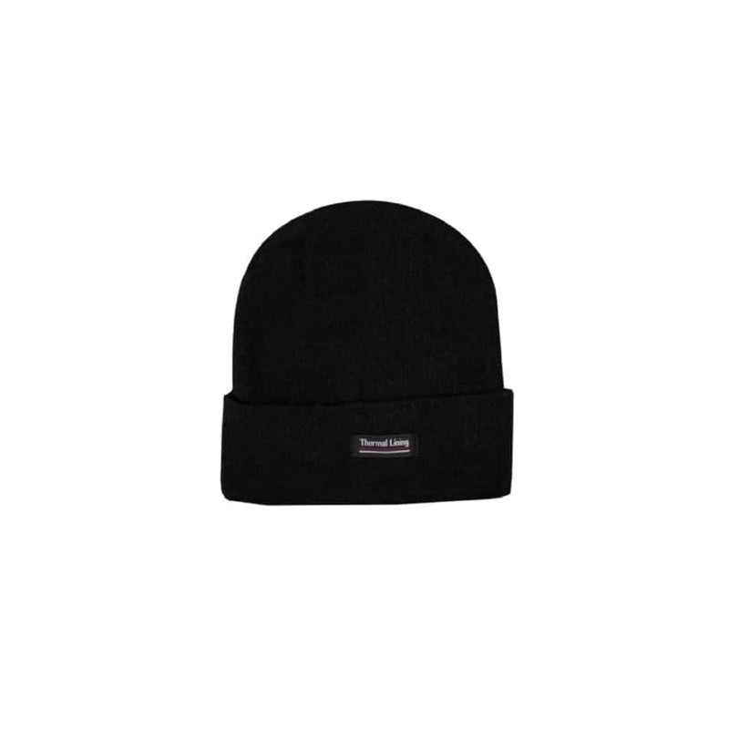 Black Beanie Hat for Men's Woman's Lightwiight Knitted Warm Stretchy