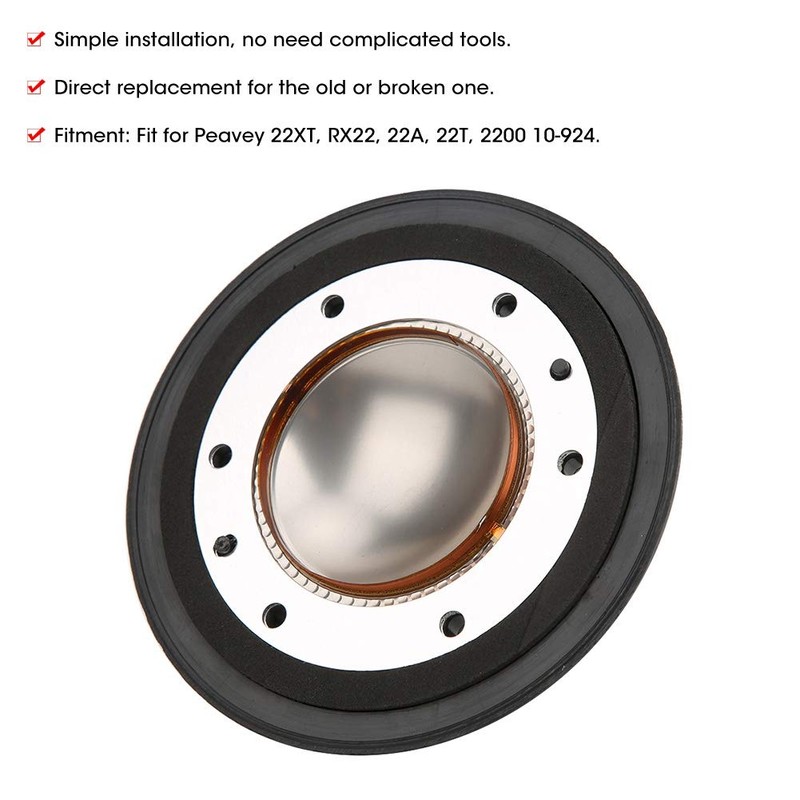 Ausla Speaker Diaphragm, Tweeter Voice Coil 10-924 Replacement Speaker Accessory