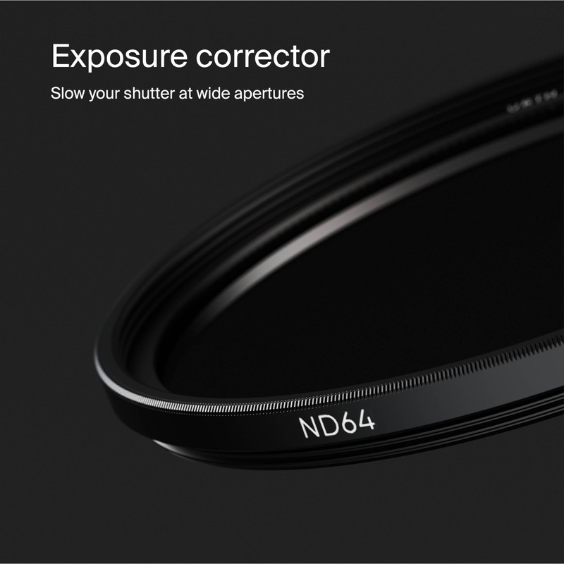 Urth 95mm ND64 (6 Stop) Lens Filter (Plus+) — 20-Layer