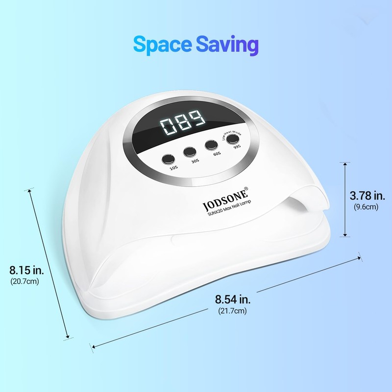 JODSONE U V LED Nail Lamp 320W, Nail Dryer for