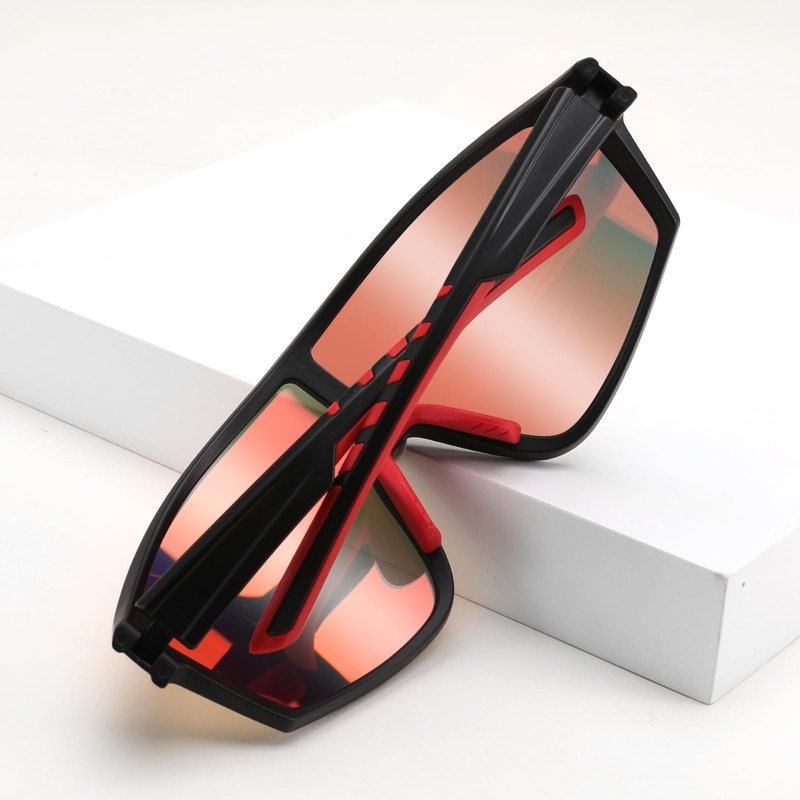 Feisedy Polarized Sunglasses Men Sports Sunglasses UV400 Polarized Lenses for
