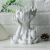Poranlem Melted Woman Goddess Head Planter Indoor Medusa Face Flower