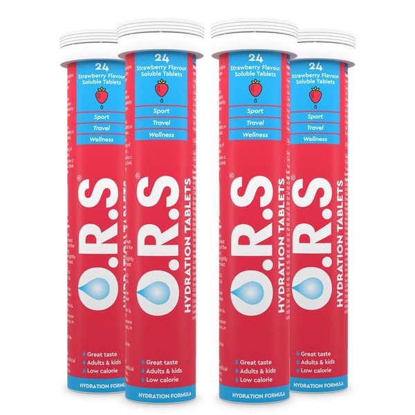 O.R.S Hydration Tablets with Electrolytes, Vegan, Gluten and Lactose Free