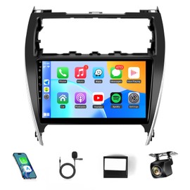 10.1inch Car Radio Stereo for Toyota Camry 2012 2013 2014 Wireless Carplay Android Auto, Android 11 Toyota Camry Radio Bluetooth WiFi GPS SWC (Style 2 with J.B.L & Large Screen)