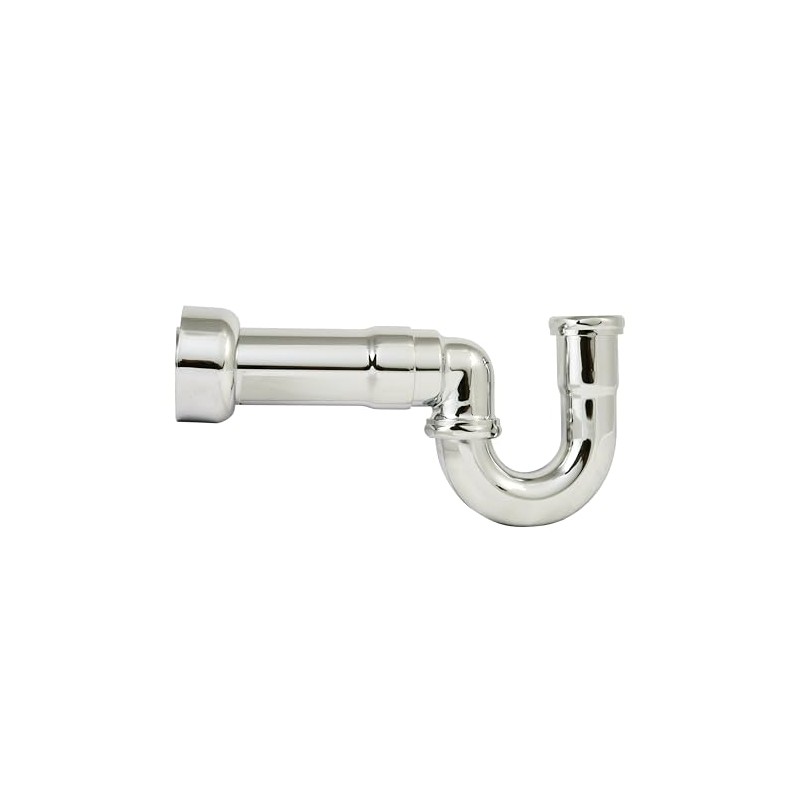 Westbrass D402NE-1-05 1-1/2" New England Style P-Trap with High Box