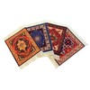 Set of 4 Rug Table Coasters – Oriental Design Fabric