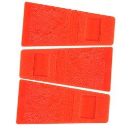 Totority 3pcs Professional Felling Wedge Durable Logging Tools for Cutting Orange Wedges for Lumbering Stabilizing Trees Essential Equipment for Loggers and Forestry Work