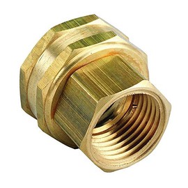 Orbit 53037 1/2" FPT x 3/4" FHT Brass Swivel