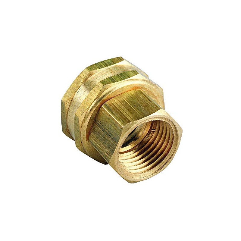 Orbit 53037 1/2" FPT x 3/4" FHT Brass Swivel