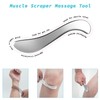 2-in-1 Stainless Steel Gua Sha Muscle Scraper Tool, Myofascial Scraping
