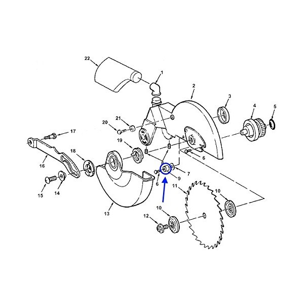 Ridgid/Ryobi Replacement Part 829503 HN BUMPER