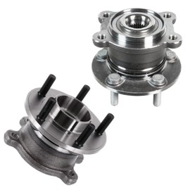 Detroit Axle - AWD Rear Wheel Bearing Hubs for 13-19 Ford Escape 15-19 Lincoln MKC, 2013 2014 2015 2016 2017 2018 Wheel Bearing and Hubs Assembly Replacement Pair Wheel Bearing Hubs