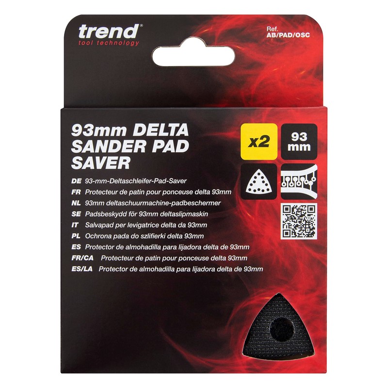 Trend 93 mm Delta Pad Saver for Multi-Tools, 2 Pack,