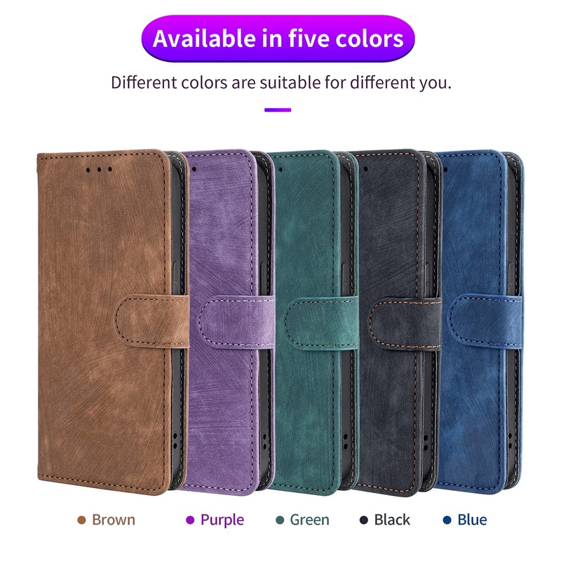 BEEJTUNY Leder Handyhülle für Doogee Note 59/Doogee Note 59 Pro,