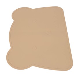 MAVIS LAVEN Mantel Individual de Silicona, Lindo Mantel Individual de Oso de Silicona, Práctico y Lindo Aislamiento Térmico para Restaurante (Marrón), 12sreqck45-13