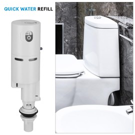 Universal Toilet Fill Valve Replacement Kit Low Noise Easy Install Adjustable Height Toilet Tank Accessory Fits Most Toilets