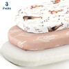 GRSSDER Stretchy Ultra Soft Fitted Bassinet Sheet Set 3 Pack,