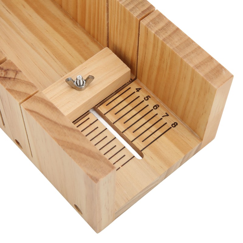 Soap Cutter Superb Polishing Rubber Wood Multipurpose Soap Cutter Slicer