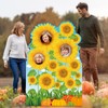 Fall Sunflower Photo Backdrop Autumn Harvest Themed Background Hollow Out