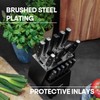 MasterChef Kitchen Knife Set with Block and Sharpener Plus Scissors,
