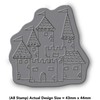 A8 'Medieval Castle' Unmounted Rubber Stamp (RS00023112)