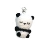 Znet3D Panda Crochet Plush Keychain - Keychain Accessory - Cute