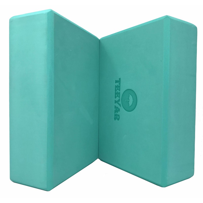 TEEYAR Yoga Blocks Set of 2, 3 Sizes, 9.1 x