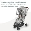 UPPAbaby Minu and Minu V2 Rain Shield/Waterproof and Windproof Coverage/Ventilated