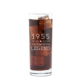 Dust and Things Engraved Highball Glass - 1953 Year of Legend Design - 70th Birthday Gift for Men and Him - Cocktail Glass