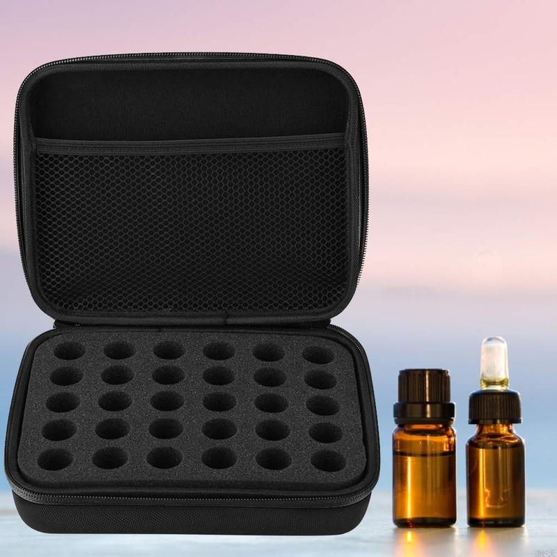 Essential Oil Carrying Case, Hard Shell Holds 30 Bottles Travel