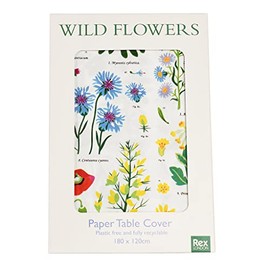 Rex London Wild Flowers Paper Table Cover