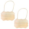 HAMILO Wooden Sign Plate Door Hanging Store Sign Set of