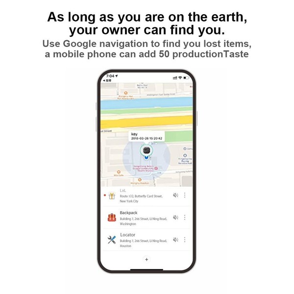 Finder, Smart Tracker, Finding and locating Lost Luggage, Wallets, Keys,