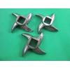 3-PACK Size #8 Stainless Steel meat grinder knife for LEM,