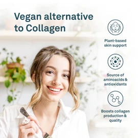 Organika Plant Based Collagen Booster- Helps Support the Production and Protection of Collagen- 150g