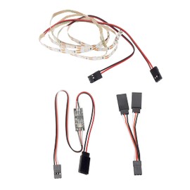 DKKY LED Strip Colored Light Strip for RC Fixed Wing Airplane Flying Wing Plane AR Wing Drone Model Car Truck (Red)