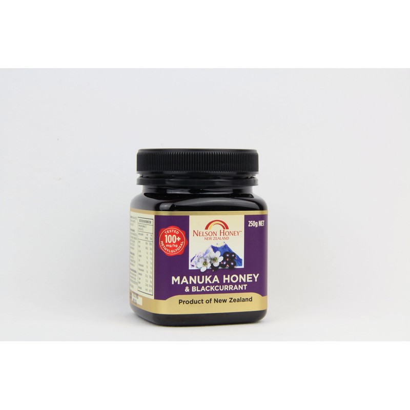 Manuka Honey With Blackcurrant - Nelson Honey New Zealand